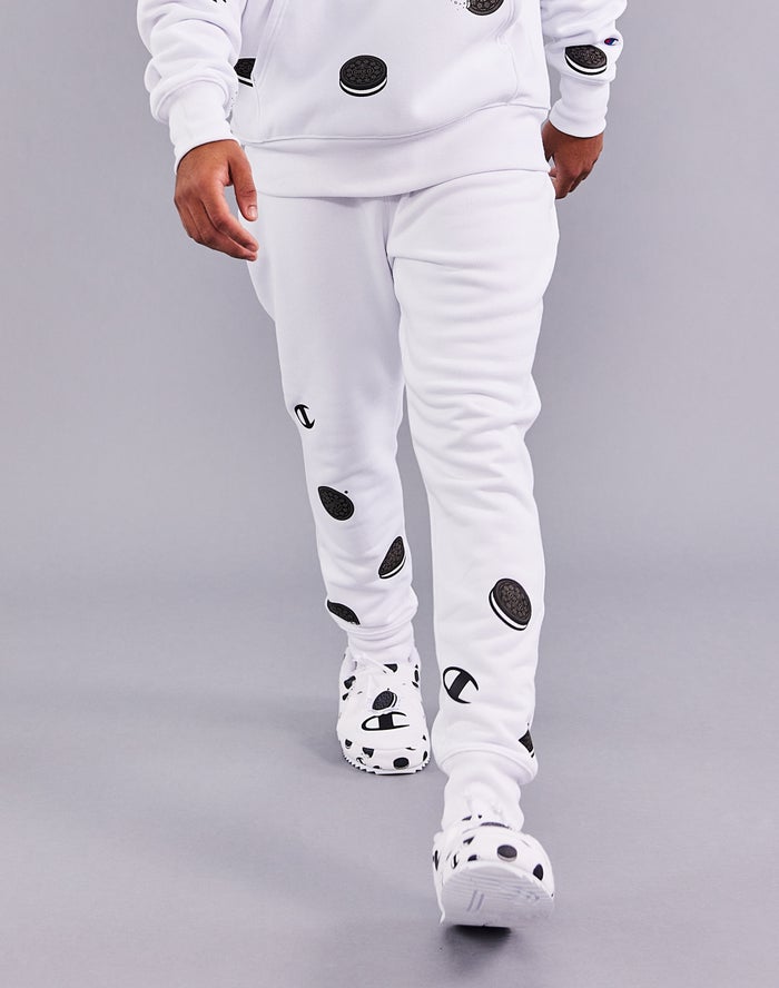 Jogger Champion Hombre - Oreo® Reverse Weave ( Blancas ) 5372409-HK